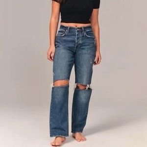 Abercrombie & Fitch low rise 90s baggy